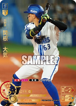 関根 大気(横浜DeNAベイスターズ)(SP) 【TBP01-DB20SP】